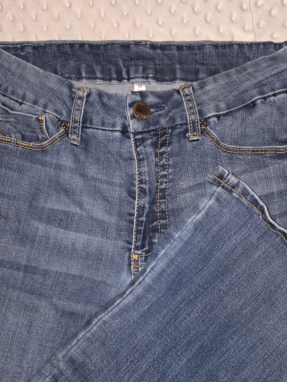 Seven 7 Jeans Women 10 Mid Rise Stretch Bootcut Cowgirl Western Denim‎ Casual